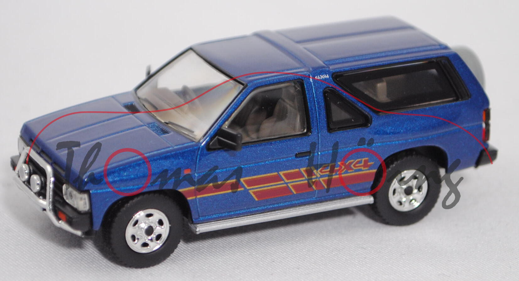 Nissan Terrano V30 R3M (1. Gen. WD21, Fl., Mod. 90-93), blaumet., TOMICA LIMITED/TOMYTEC, 1:64, mb