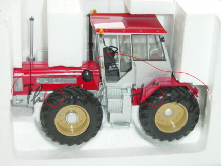 Schlüter Super Trac 2500 VL, rot/silber, Schuco, 1:32, mb