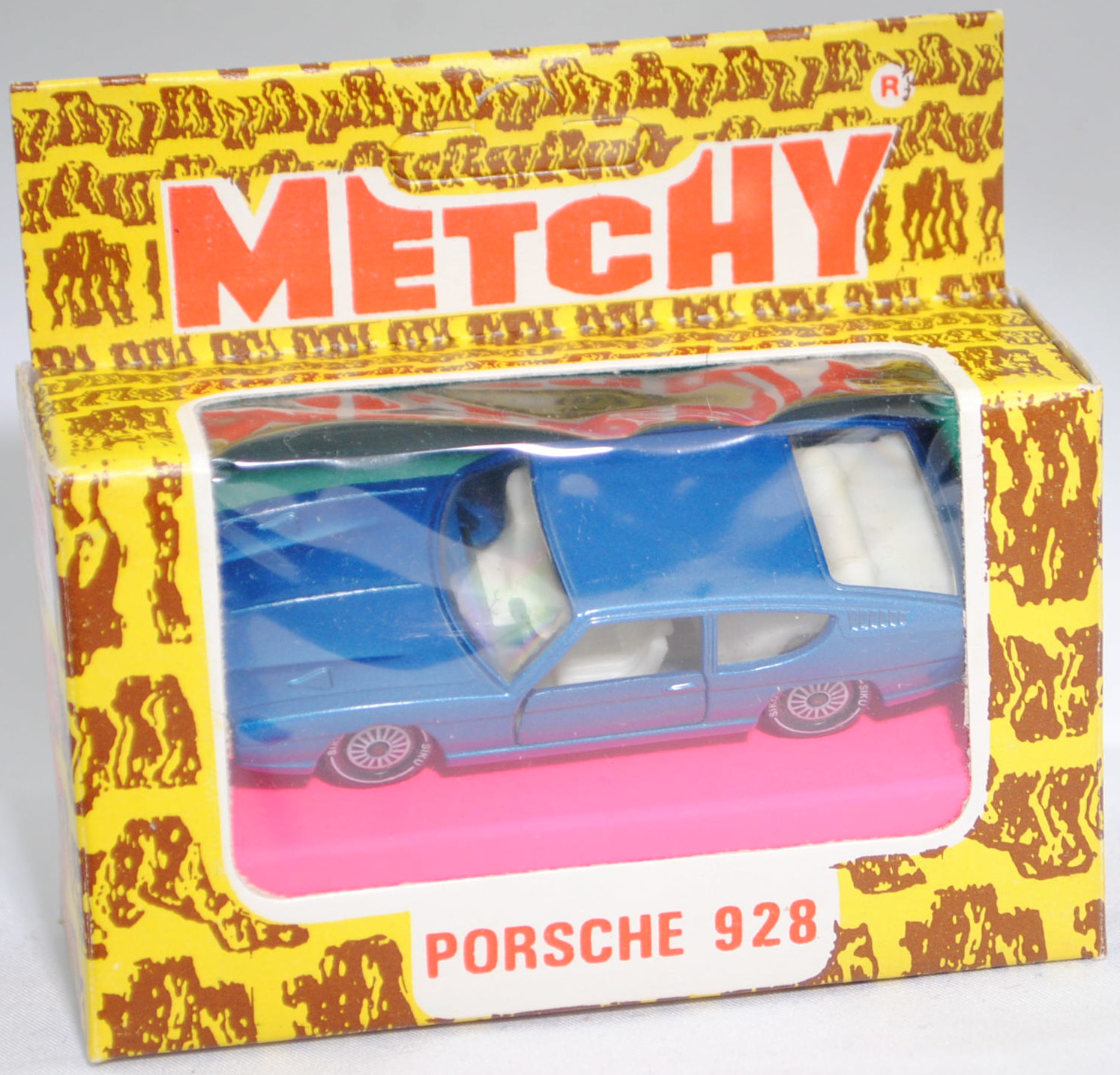 06407 HU Lamborghini Espada 400 GT (Tipo 108, Serie 1 oder S1, Modell 1968-1970), verkehrsblaumetallic, Chassis chrom, Hungary, SIKU Ungarn / Metchy, 1:59, mb Ungarn 2 (Limited Edition)