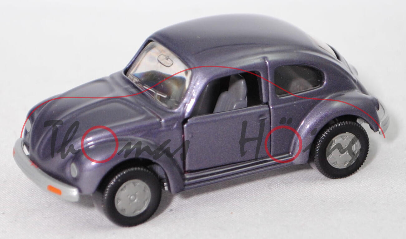 LG4Q VW Käfer 1303 (Typ 11, Modell 1974-1975), blauviolettmetallic (LG4Q), SIKU, 1:56 (Limited)