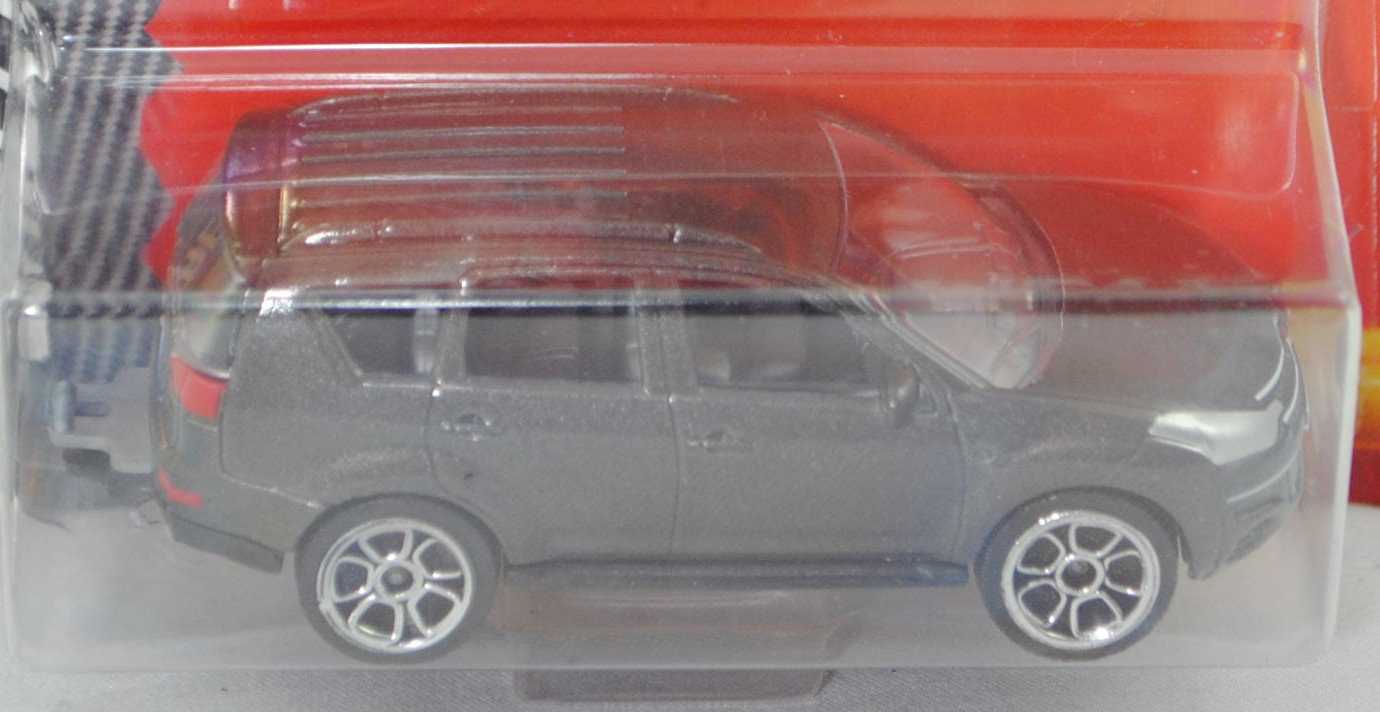 Citroen C-Crosser (Nr. 254 J), Modell 2007-, zeltgraumetallic, mit Anhängerkupplung, majorette, 1:64