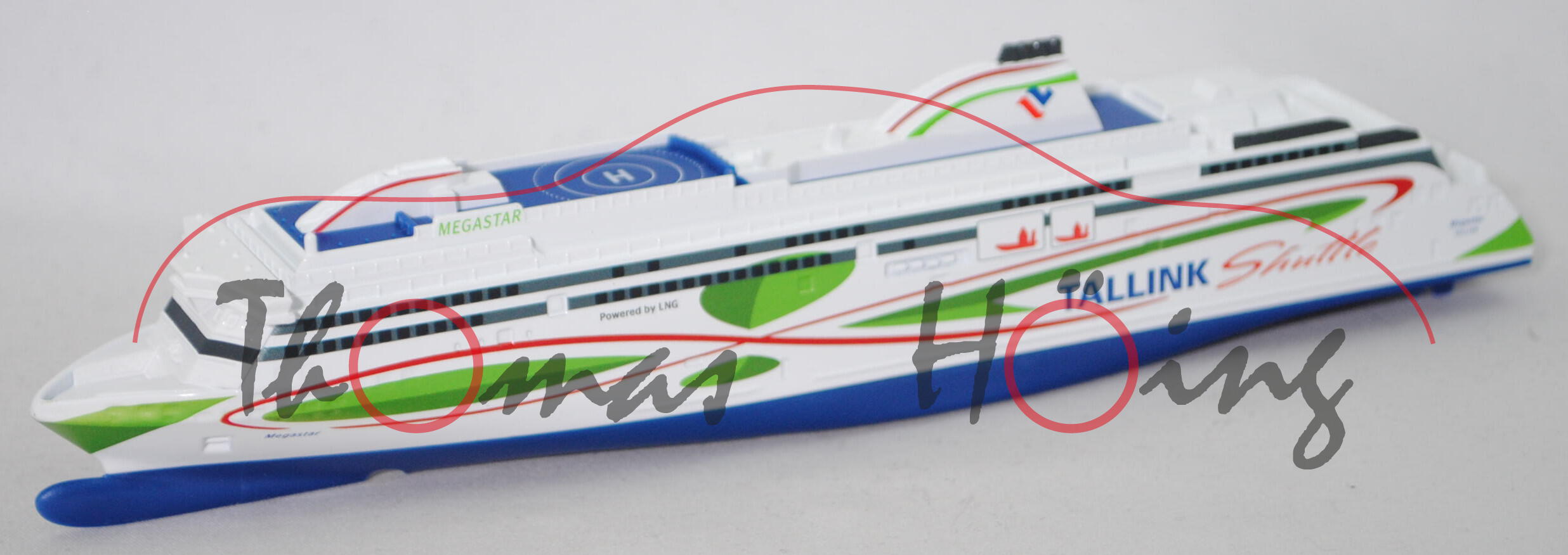 00000 Fährschiff Megastar (Eigner: AS Tallink Group, Indienststellung 2017), weiß, SIKU, 1:1000, L17