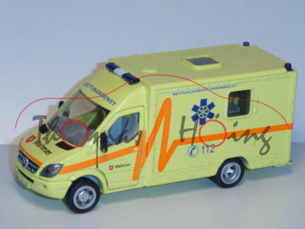 00404 Mercedes Sprinter II 213 CDI / 313 CDI Rettungswagen (NCV 3, Typ W 906), Modell 2006-, leuchtg