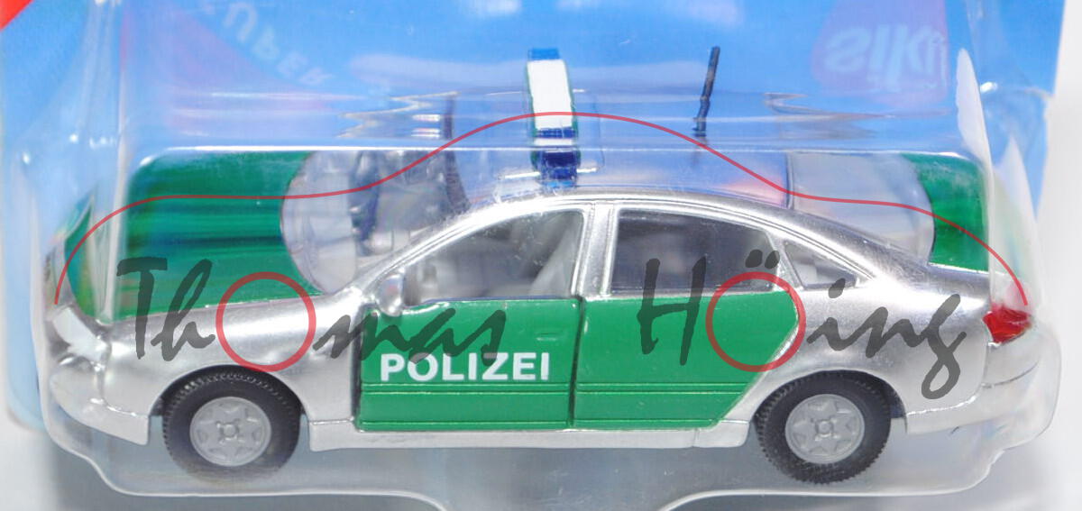 00000 Audi A6 1.9 TDI (C5, Typ 4B) Polizei-Einsatzfahrzeug, Modell 1997-2004, weißaluminiummetallic/