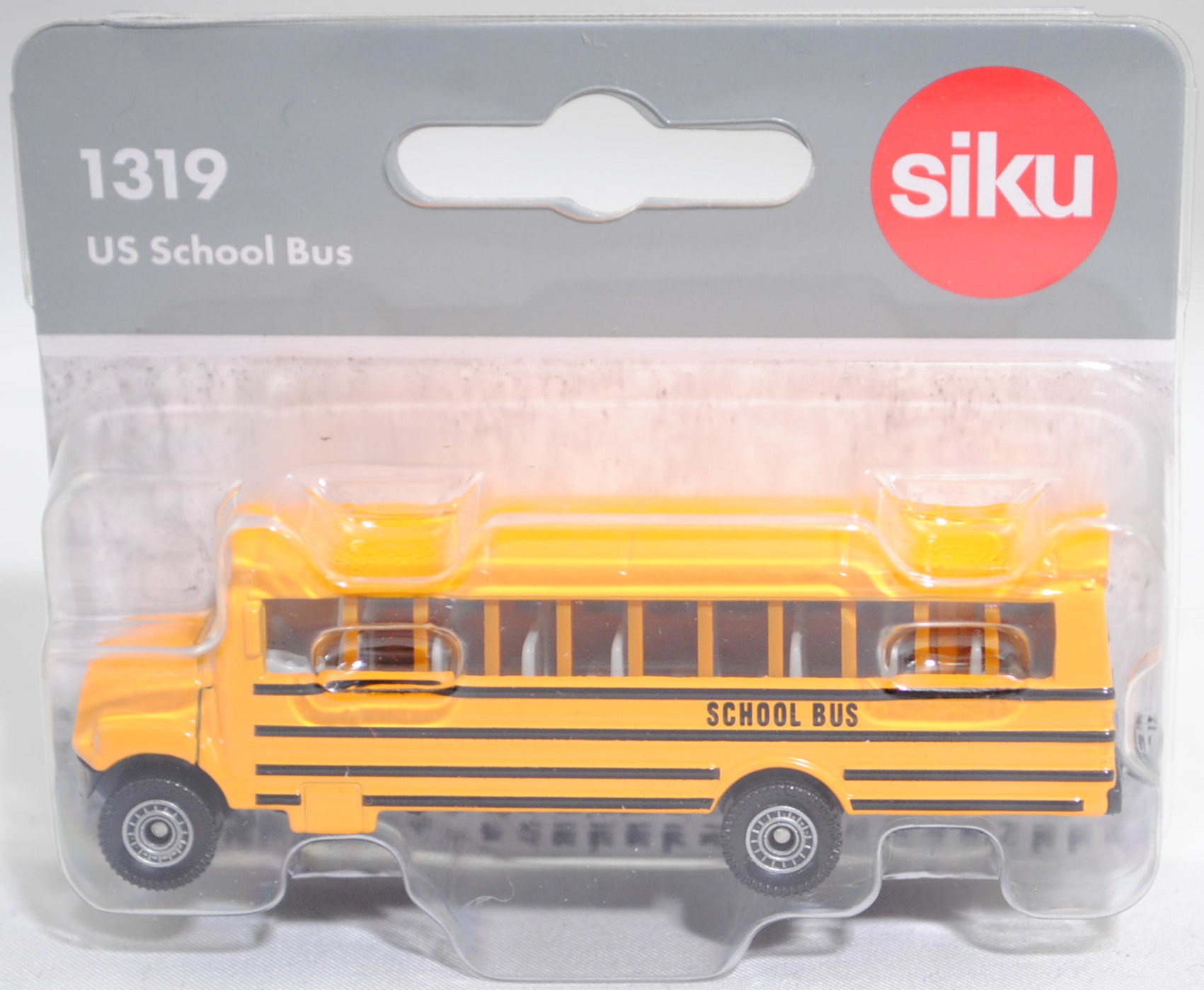 00002 Thomas/Freightliner FS-65 (Typ C Chassis, Aufbauhersteller Thomas Built Buses, Modell 1997-2007) US-Schulbus, melonengelb, SCHOOL BUS, C80, SIKU SUPER, 1:125, P29f