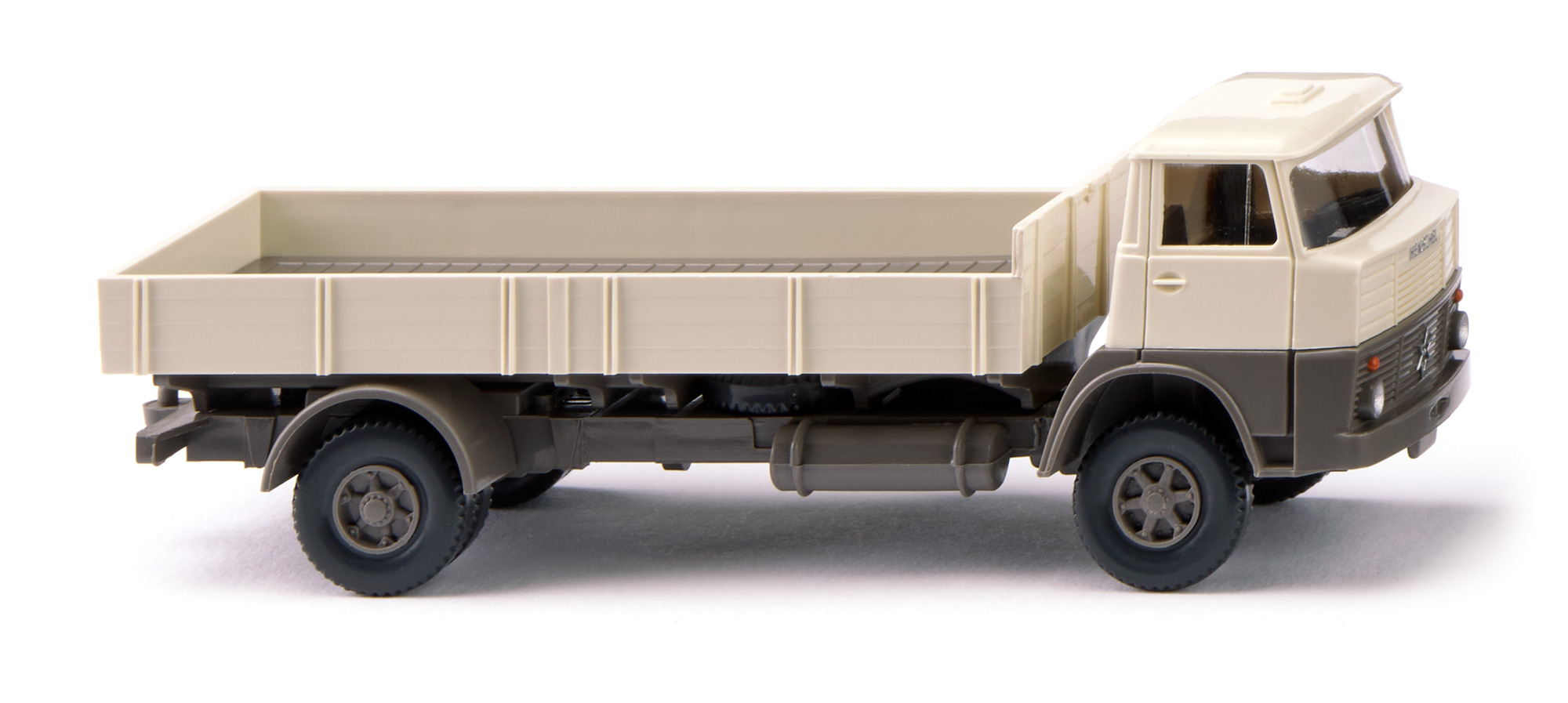 Henschel HS 14 TL (2. Generation Frontlenker, interne Baureihenbezeichnung 503, Modell 1961-1962) Pritschen-LKW, perlweiß/quarzgrau, Wiking, 1:87, mb