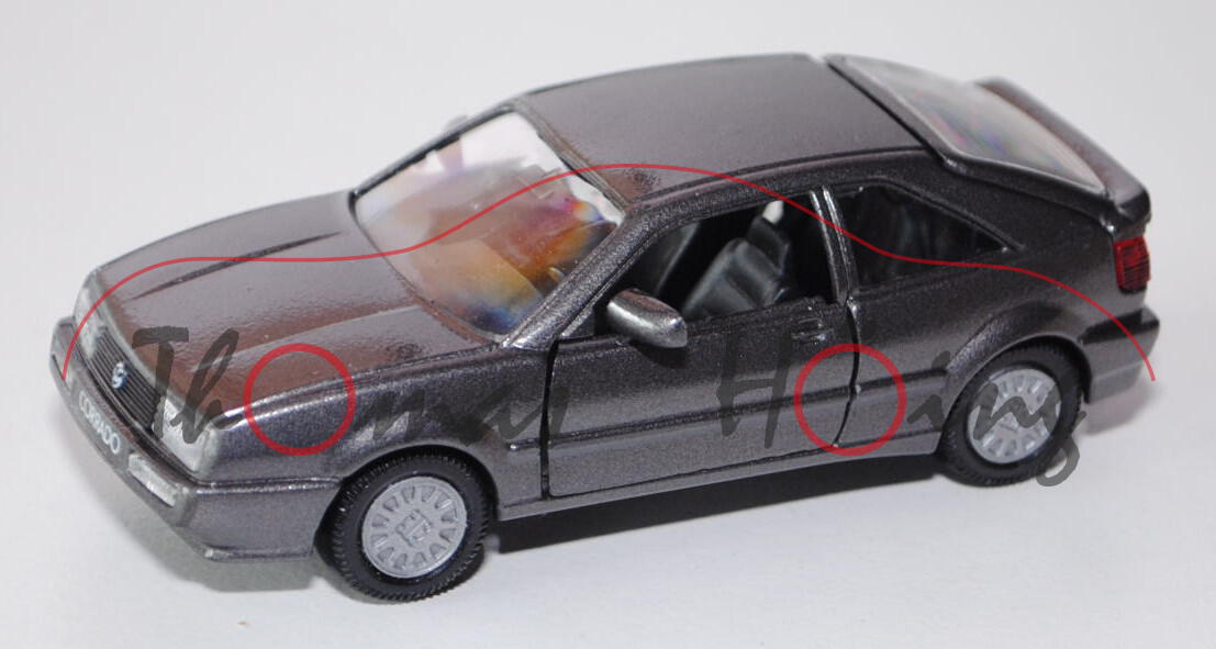 VW Corrado G60 (Typ 53i), Modell 1988-1993, umbragraumetallic, Türen + Heckklappe zu öffnen, GAMA mi