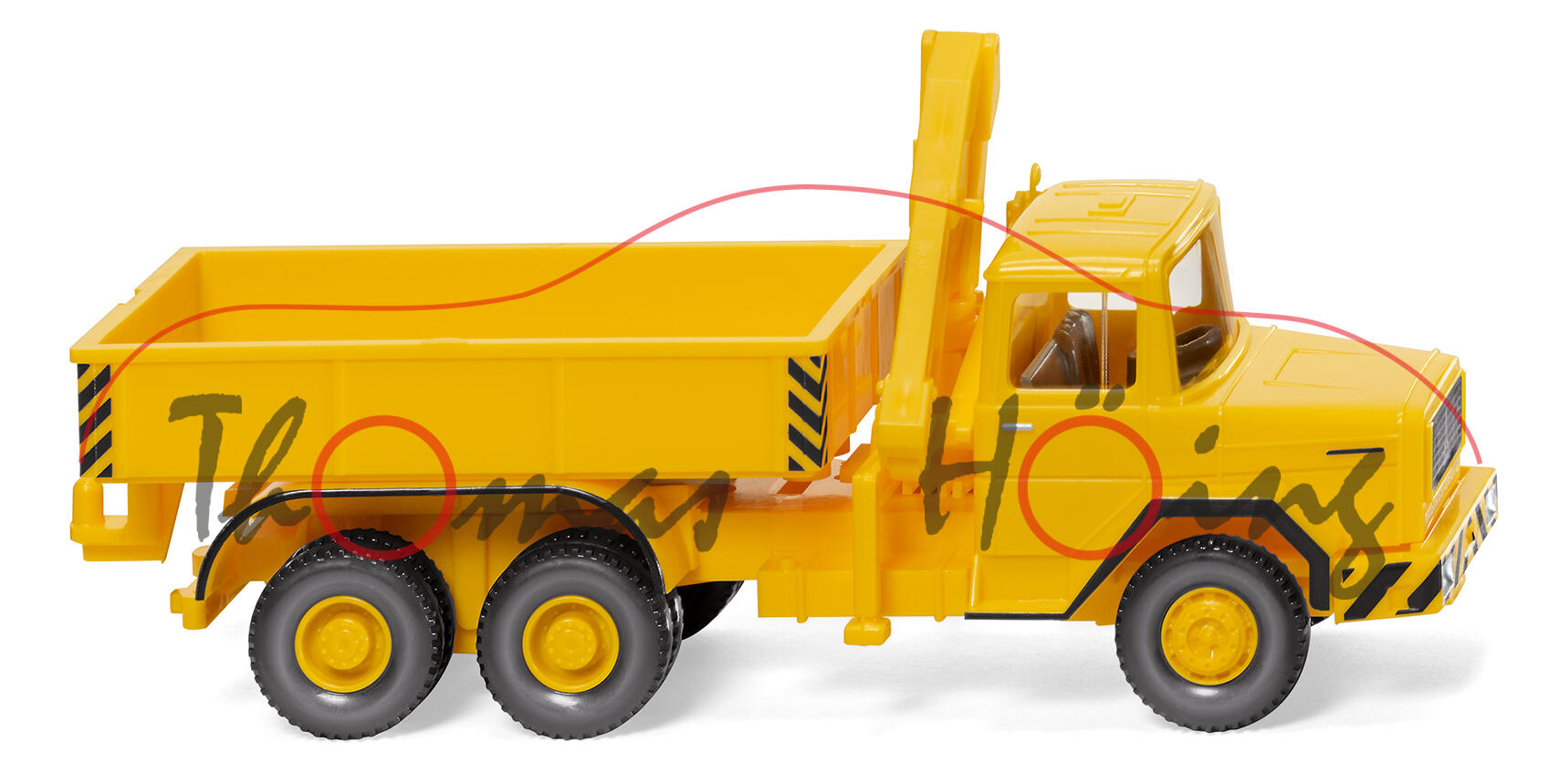 Magirus-Deutz Eckhauber (Mod. 1970-1973) Schwerlastzugmaschine, verkehrsgelb, Wiking, 1:87, mb