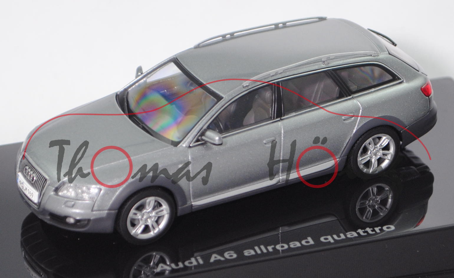 Audi A6 allroad quattro 4.2 FSI (C6, Typ 4F, Mod. 2006-2011), quarzgrau metallic, Autoart, 1:43, mb