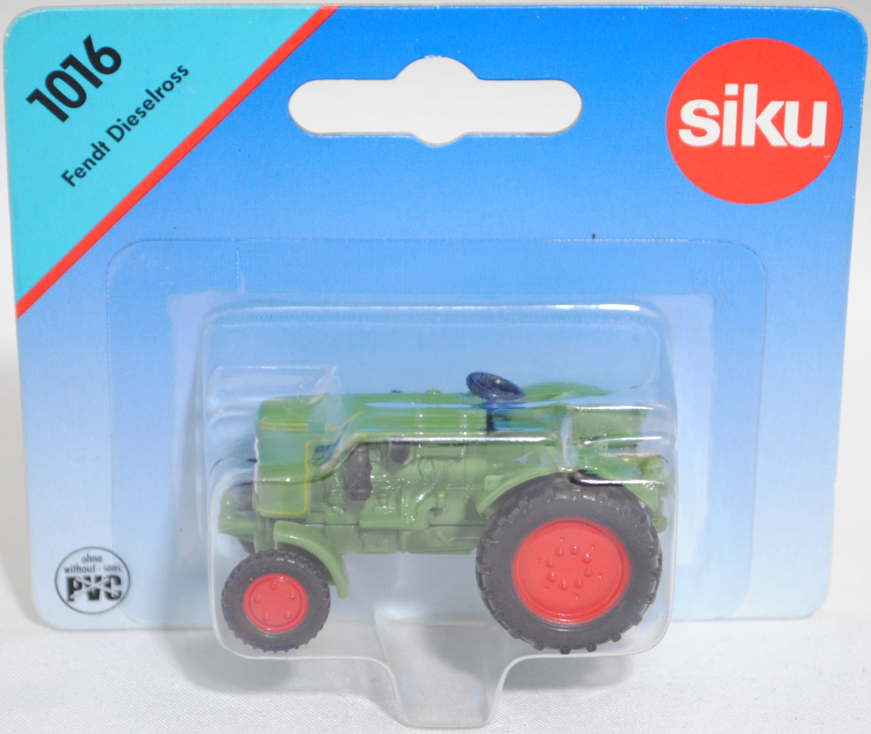 00000 Fendt Dieselross F 28 P (Typ Ackerschlepper als Universal-Schlepper, Modell 1951-1958), hell-farngrün, Sitz hell-farngrün, C48 rot / C49 rot, SIKU SUPER, 1:58, P29a