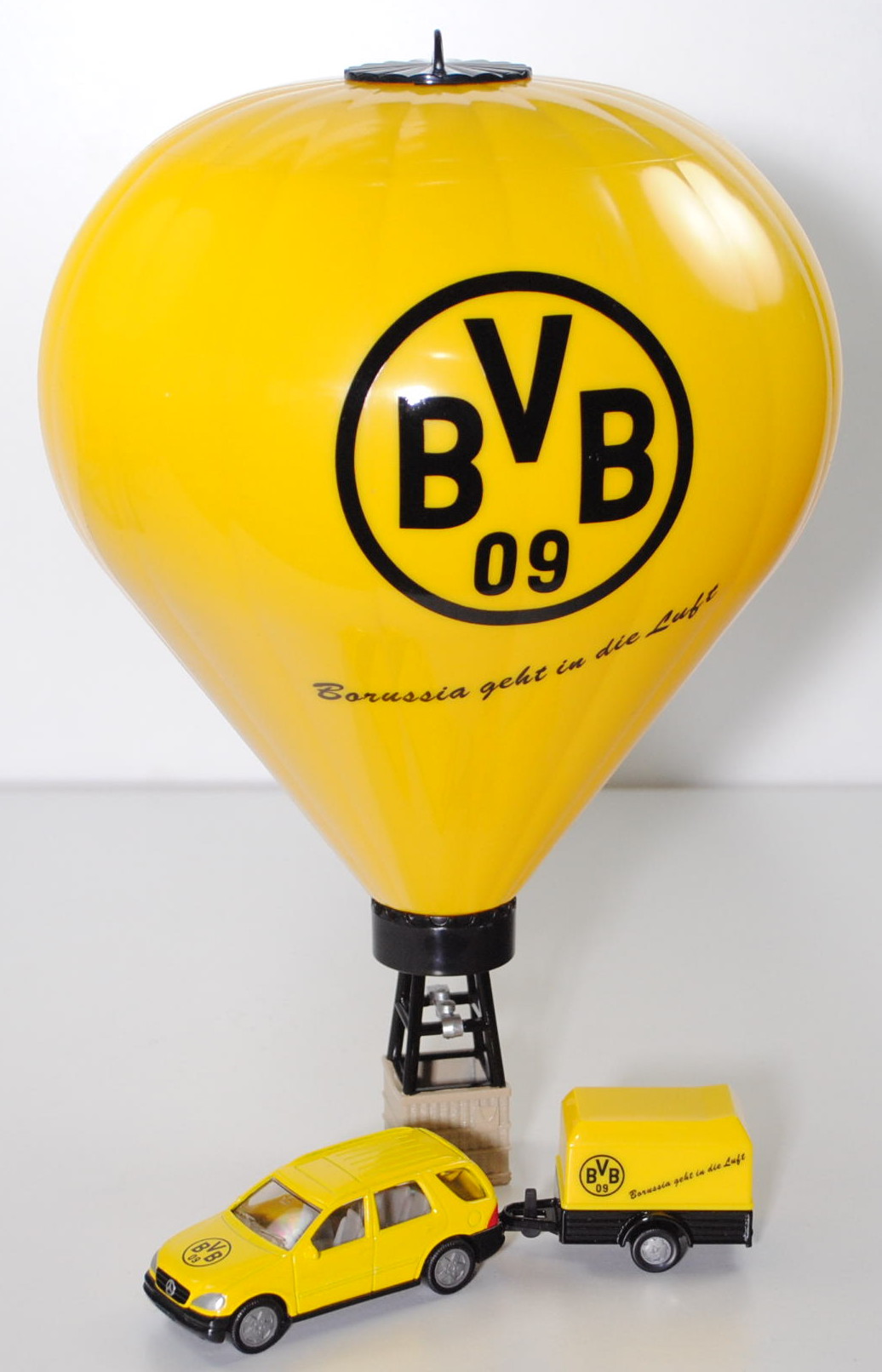 00401 MB ML 320 (Mod. 97-01) mit Heißluftballon, gelb/schwarz, BvB 09 / Borussia geht in die Luft