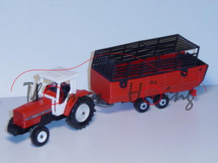 00000 Massey Ferguson 3080 2WD (Mod. 86-88) mit Heuwagen, Heuwagen B10