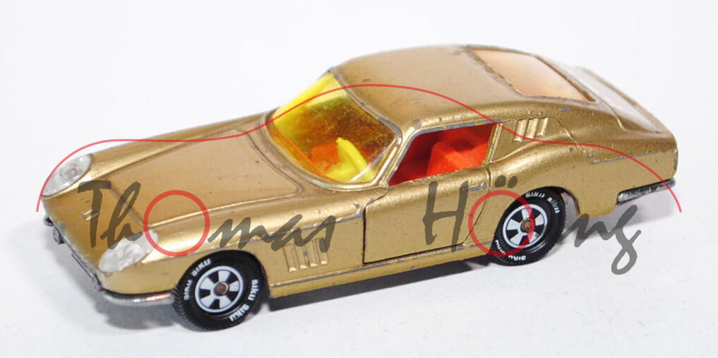 00003 Ferrari Berlinetta 275 GTB (Long Nose, Mod. 65-66), gold, Scheinwerfer transparent, Bpr. 1012