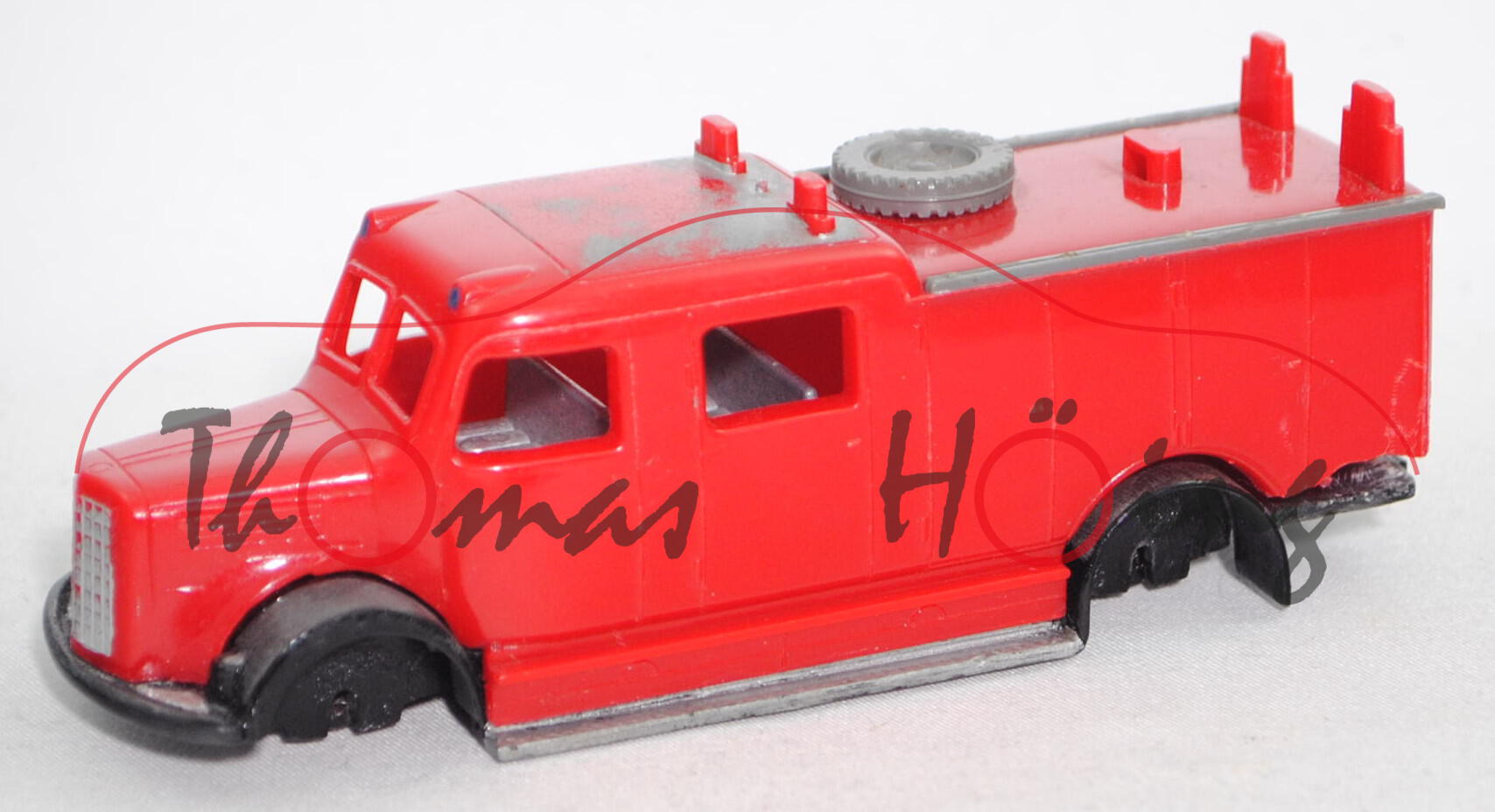 00000 Metz LF 15 auf MB-Fahrgestell LF 3500/42, rot, Anbauteile und Zubehör weg, Siku Plastik 1:60