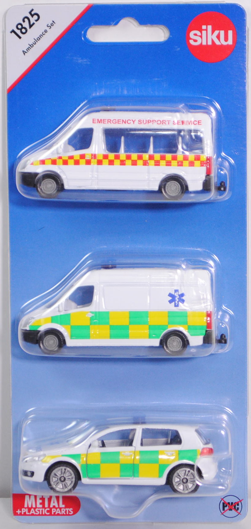00600 GB Ambulance Set mit: MB Sprinter II Kleinbus + Kastenwagen + VW Golf VI, AMBULANCE, P29e