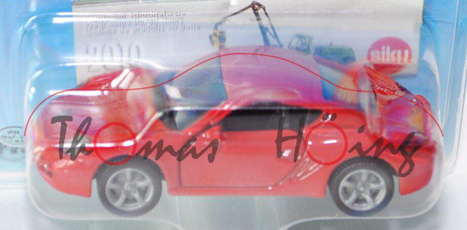 00003 Porsche Cayman S (Typ 987c, Modell 2005-2009), signalrot, innen und Lenkrad schwarzgrau, P29b