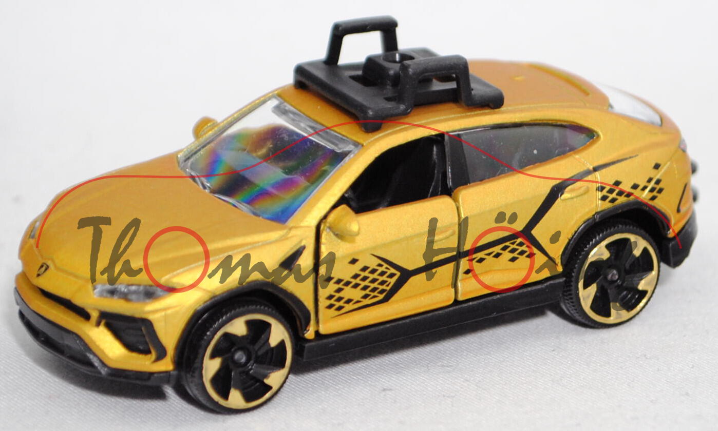 Lamborghini Urus (Modell 2018-) ITALIAN TRAVEL / URBAN, mattgoldmetallic, majorette, 1:64, mb