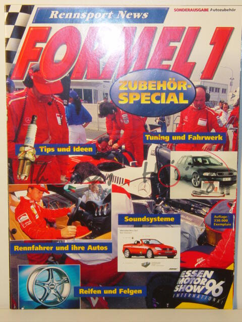 FORMEL 1, Sonderausgabe zur ESSEN MOTOR SHOW 1996