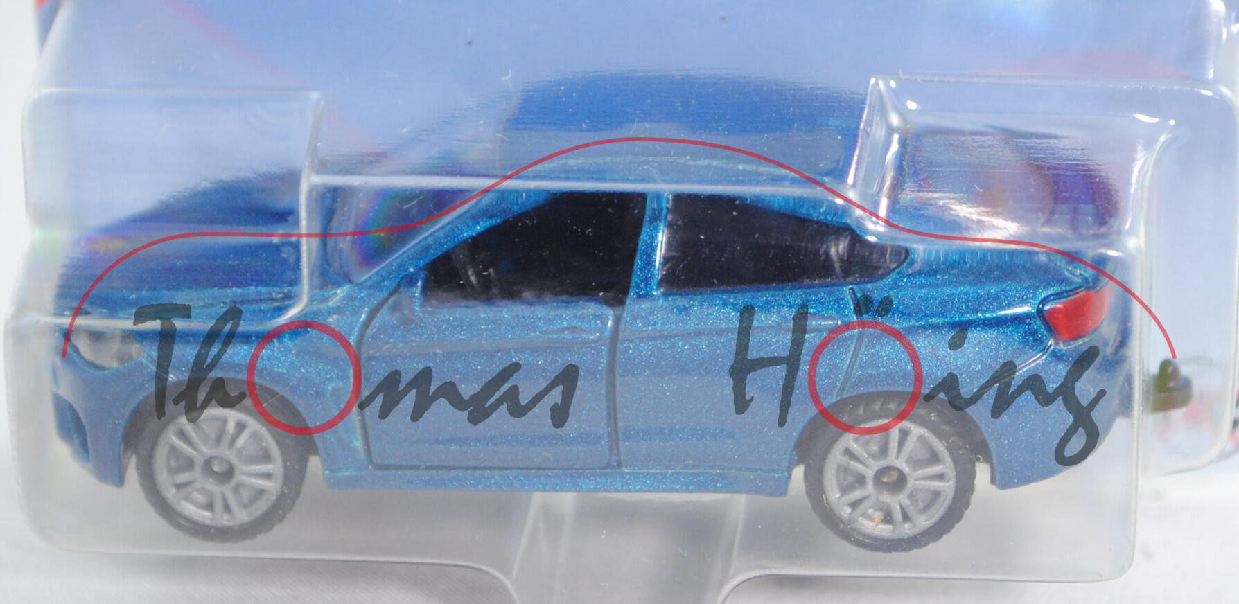 00000 BMW X6 M, d.verkehrsblaumetallic, B49 geschlossen silbergrau, SIKU SUPER, P29e
