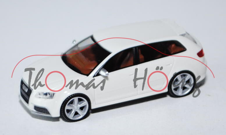 Audi RS 3 Sportback (Typ 8PA), Modell 2011, grauweiß, Herpa, 1:87, mb