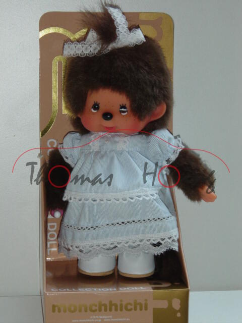 Monchhichi M/F - Stripe One Piece Girl MCC, 20 cm groß, Sekiguchi