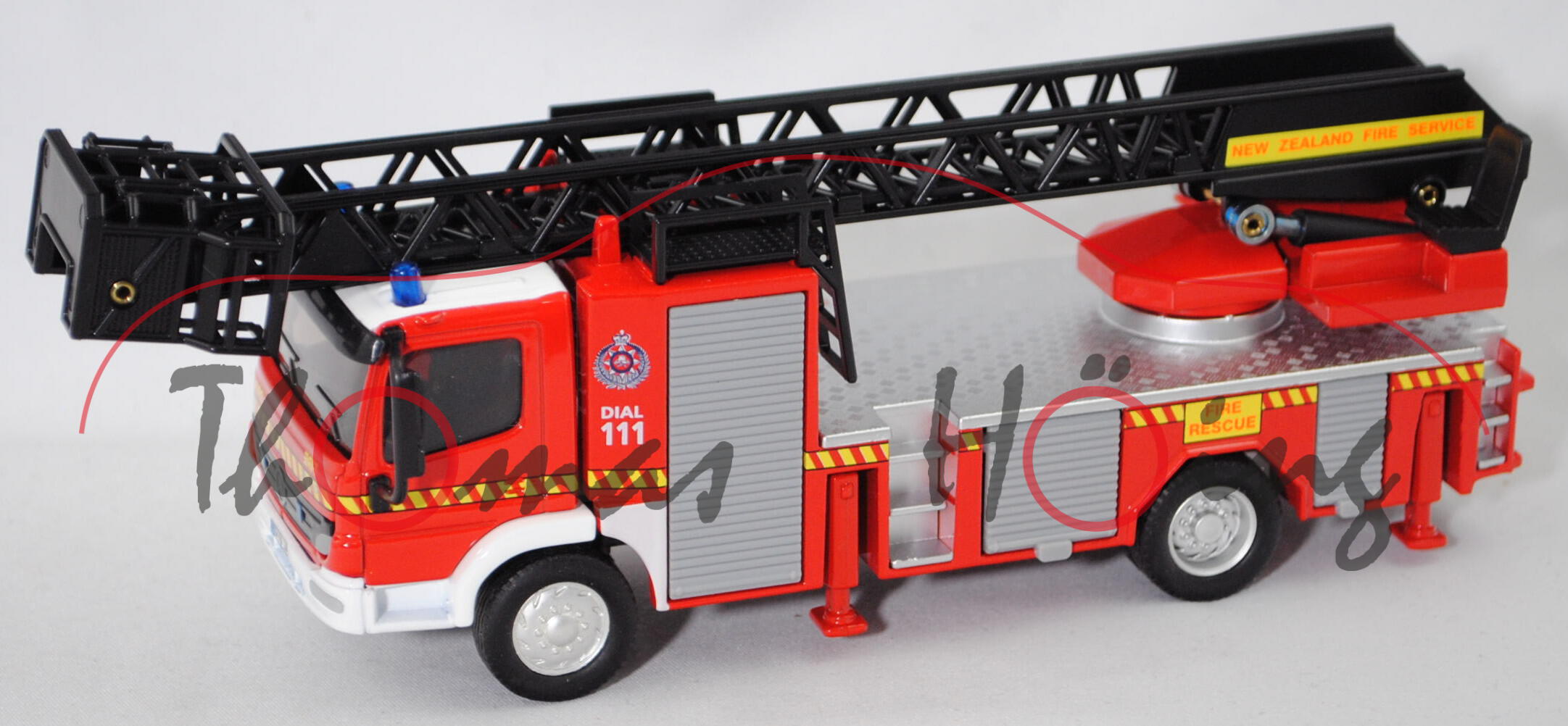 80400 NZ Hubrettungsfahrzeug ROSENBAUER L32A-XS auf Fahrgestell MB Atego, SIKU, 1:50, L17mpK