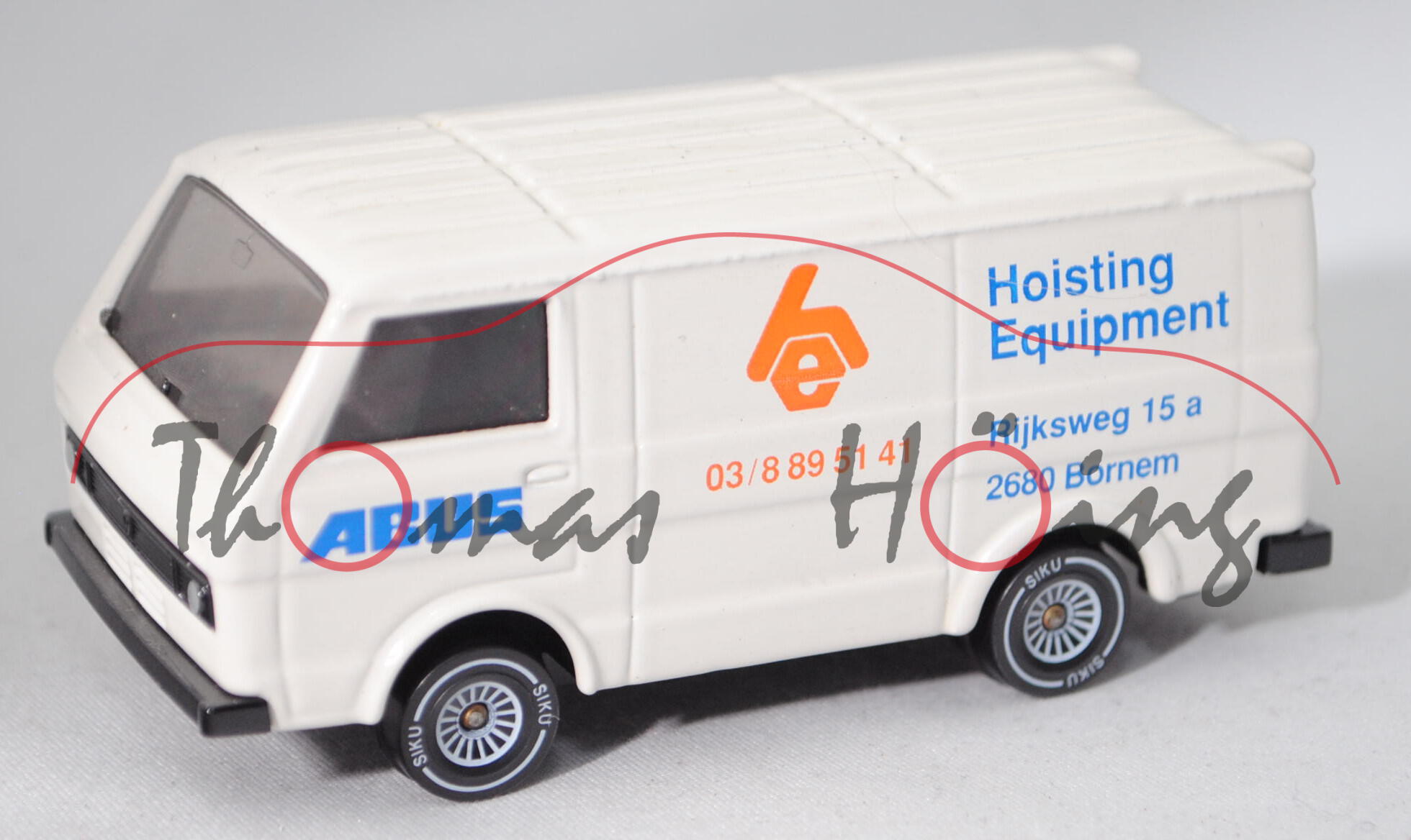 VW LT 28 Kastenwagen 2.0 (1. Gen., Modell 1975-1982), weiß, ABUS / Hoisting / Equipment / Bornem