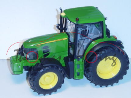 John Deere 6930, smaragdgrün/gelb, Wiking, 1:32, mb