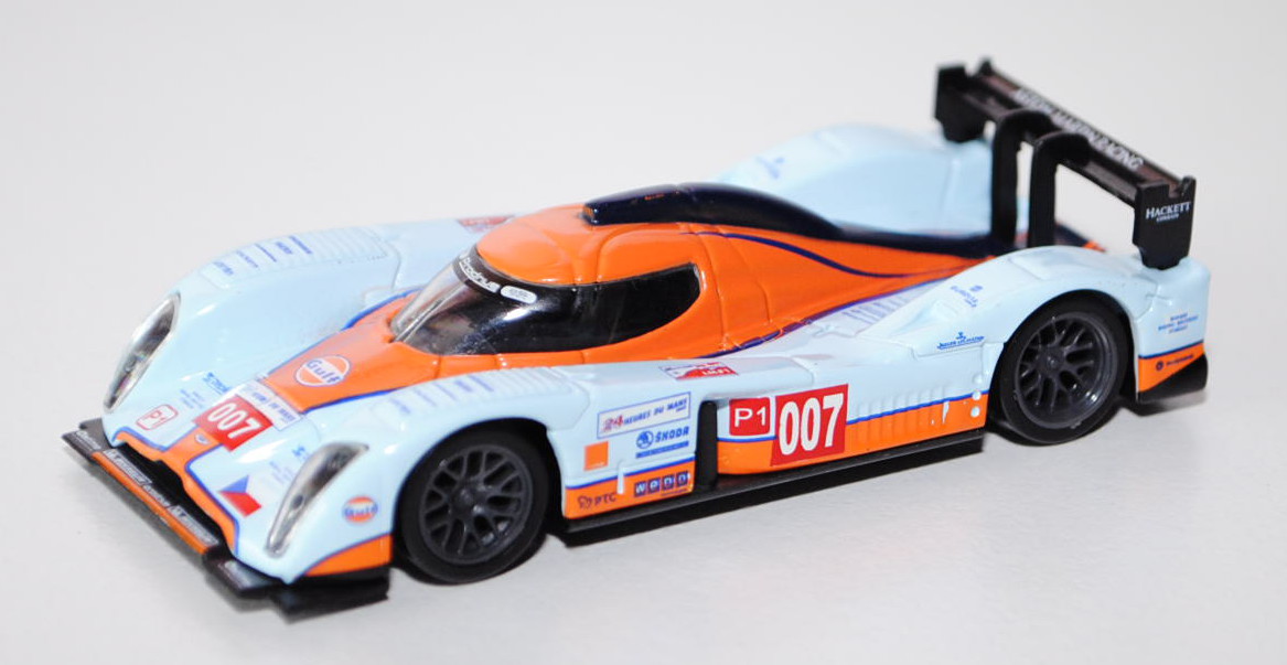 Lola Aston Martin LMP1, hell-lichtblau/hellrotorange/schwarz, ASTON MARTIN RACING / 007, 1:50, Norev