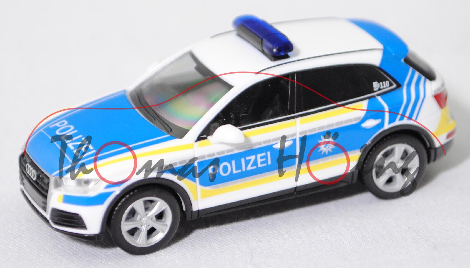 Audi Q5 2.0 TFSI quattro / 2.0 TDI quattro sport (2. Generation, FY, Vorfacelift, Modell 2017-2018) Polizei Bayern, ibisweiß, POLIZEI / Landeswappen Bayern, Herpa, 1:87, mb