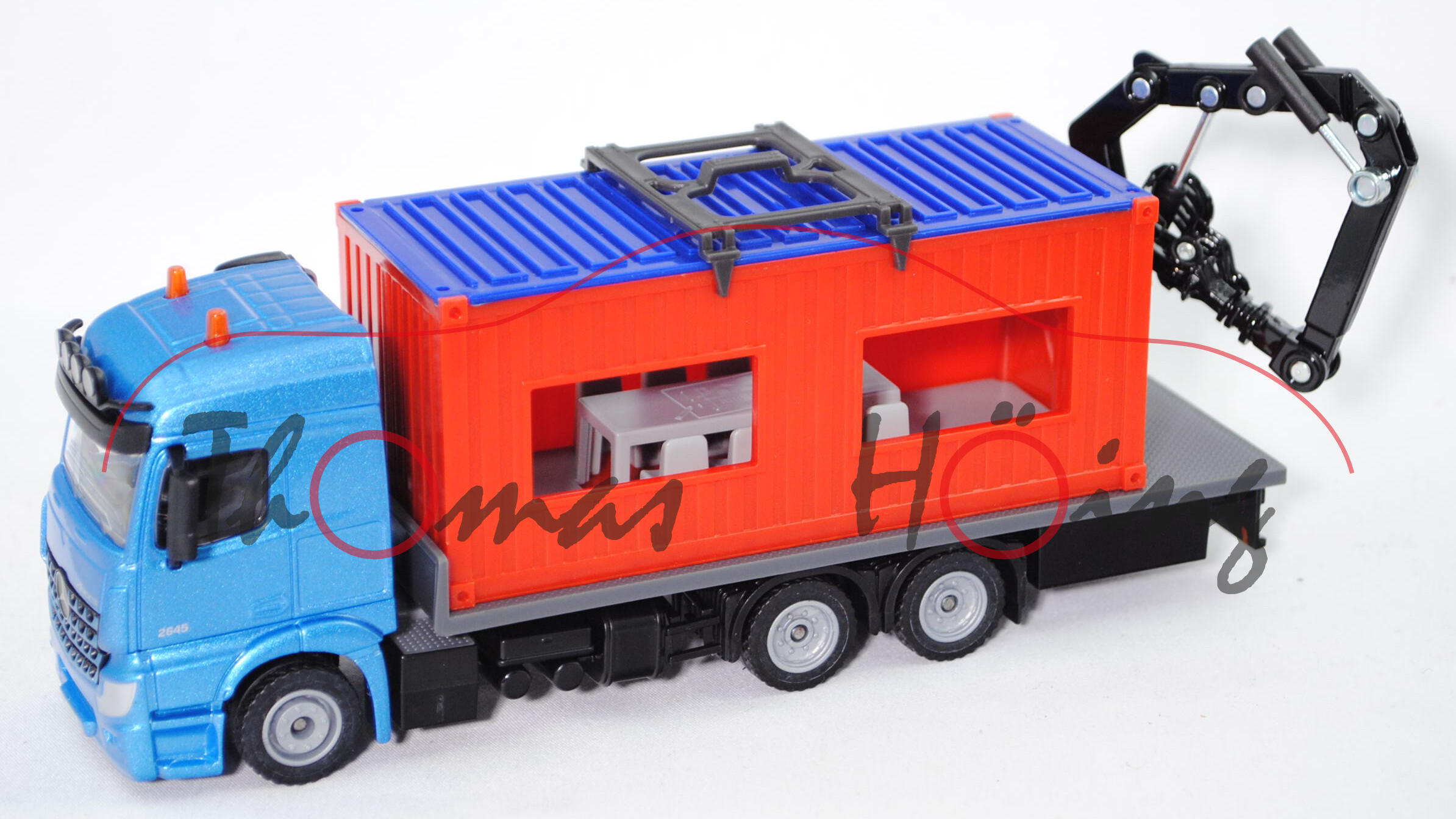 00000 Mercedes-Benz Arocs Grounder 2645 6x4 (L-Fahrerhaus, Modell 2013-) mit Baucontainer