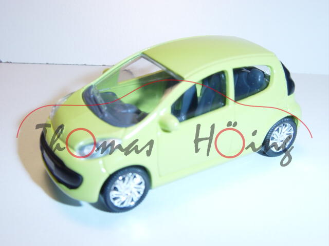 Citroen C1, hell-gelbgrün, 1:50, Norev, mb