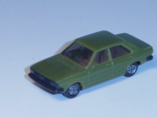 Audi 80 GTE, Typ B1 facelift, Mj. 1976-1978, hell-olivgrün, Herpa, 1:87