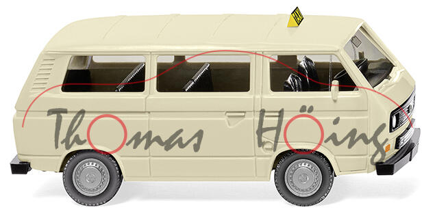 Taxi - VW T3 Bus (Typ 2-Modell '80 T3, Typ 253, Modell 1979-1992, Baujahr 1979)