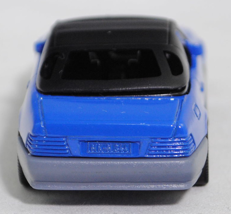 00001 Mercedes-Benz 500 SL mit Verdeck (Hardtop) (R 129, Modell 1989-1992), hell-enzianblau/fehgrau, Scheibe seitlich unlackiert, Heckklappe ohne Stern, Germ, B7, SIKU, 1:55, m