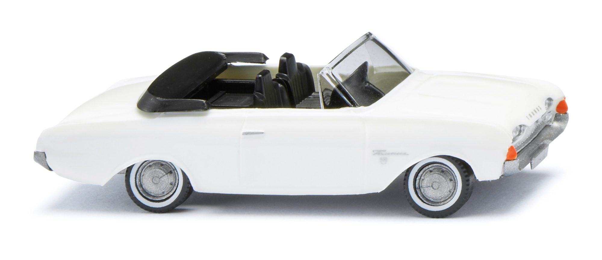 Ford Taunus 17M Sport-Cabriolet 1500 / 1700 (P3 bzw. Projekt NPX, Hersteller: Karosseriewerk Karl Deutsch GmbH Köln-Braunsfeld, Modell 1960-1963), weiß, Wiking, 1:87, mb