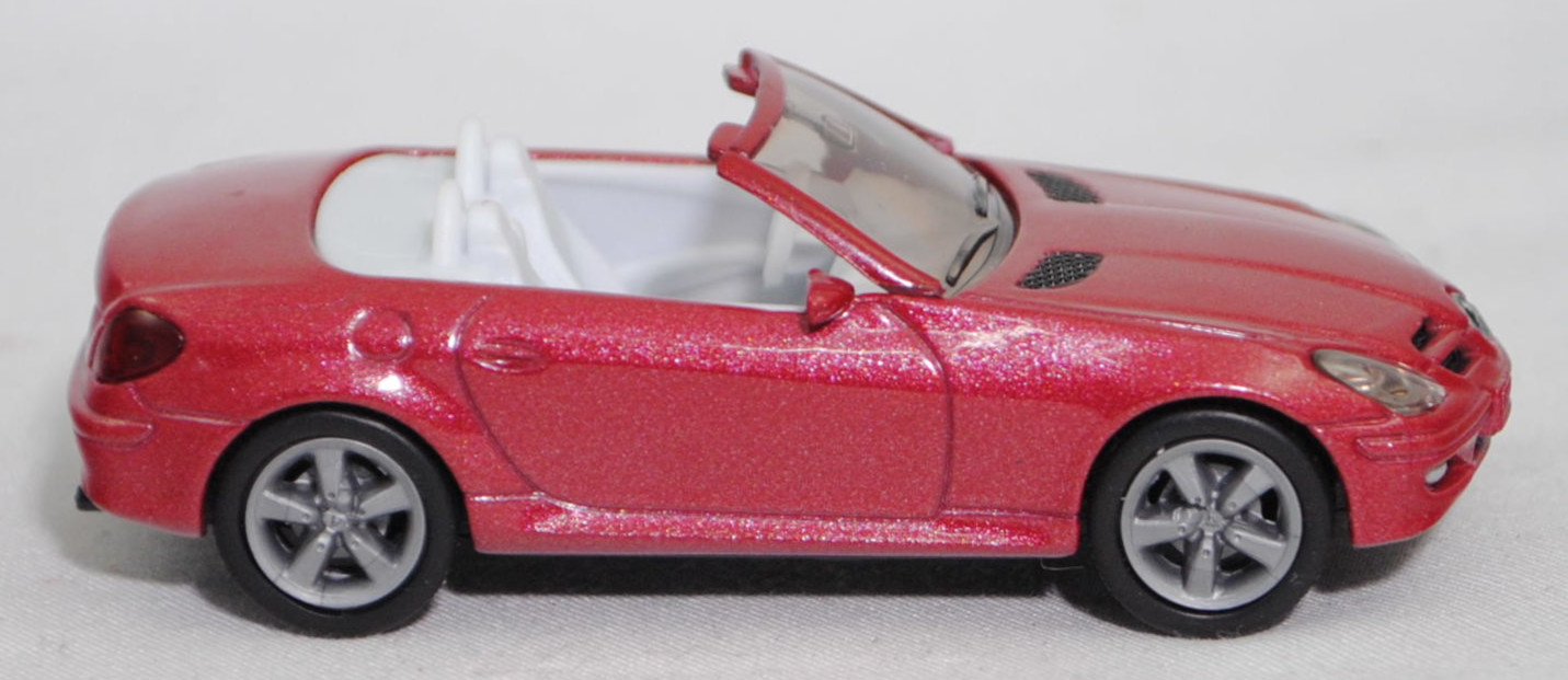 00013 Mercedes-Benz SLK 350 (interne Baureihenbezeichnung R 171, Vor-MoPf, Modell 2004-2008), hell-braunrotmetallic (bernsteinrot metallic), SIKU SUPER, 1:55, P29e