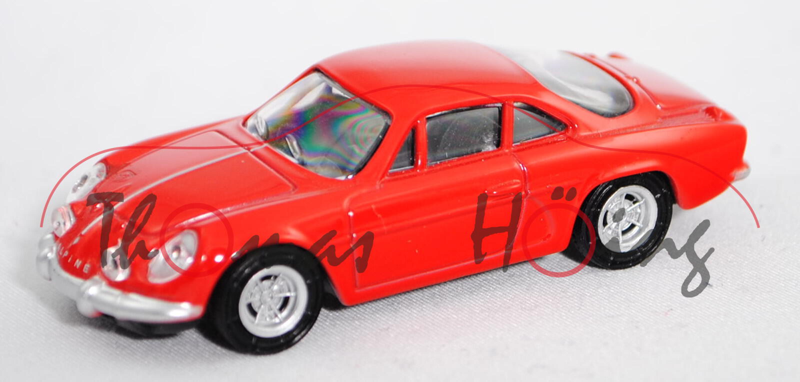 Renault Alpine A110 Berlinette (Modell 1962-1977, Baujahr 1970), verkehrsrot, 1:54, Norev CLASSIC, m