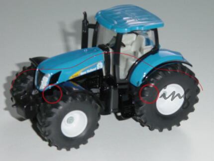 New Holland 7070, himmelblau/schwarz, New Holland 7070, 1:50, L17