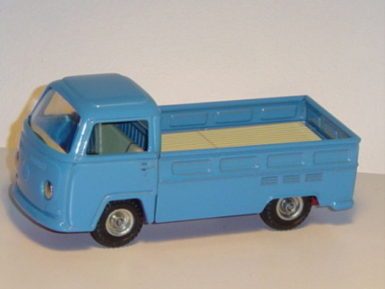 VW-Pritschenwagen T2 1600 (2. Gen., Typ 2 T2a, Mod. 1967-1970), lichtblau, CKO Kellermann, 1:37, mb