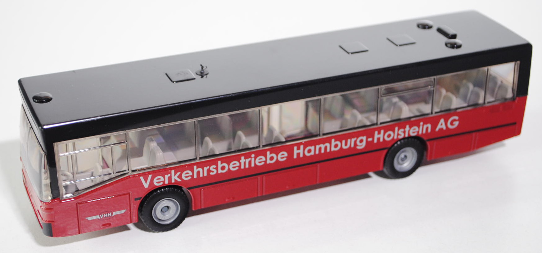 Linienbus Mercedes O 405 N, purpurrot/schwarz, Verkehrsbetriebe Hamburg-Holstein AG, L14n