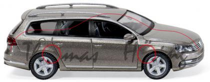 VW Passat Variant B7 (Typ 3C), Modell 2010-, kaschmirbraun metallic, Wiking, 1:87, mb