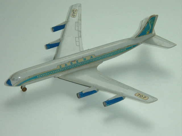 Boeing 707 Intercontinental, SABENA / SAB 707, 1:250, ohne Zettel