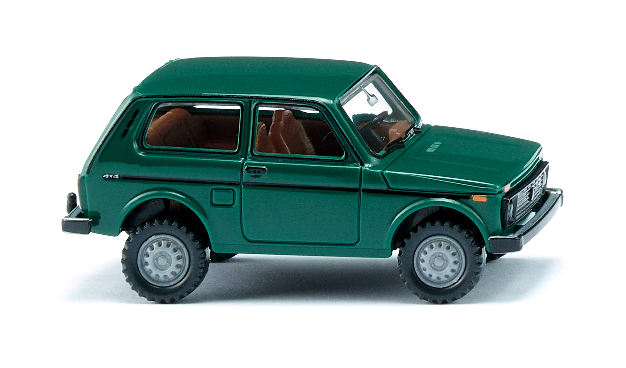 Lada Niva 4x4 1.7i (Typ WAS-21214, Facelift 1994, Modell 1995-2010), moosgrün, Wiking, 1:87, mb