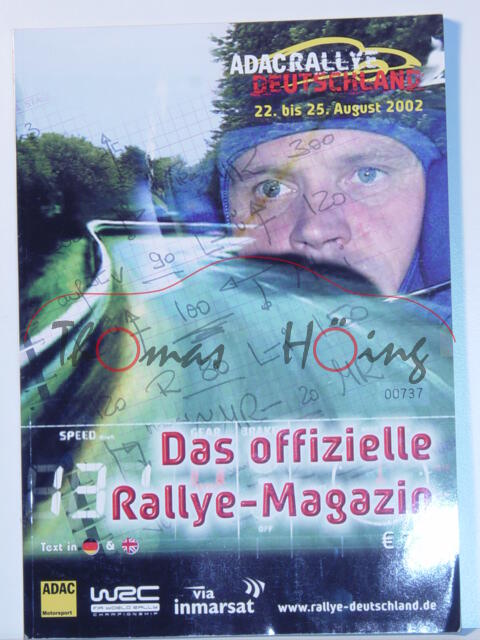 ADAC RALLYE DEUTSCHLAND, 22. Bis 25. August 2002