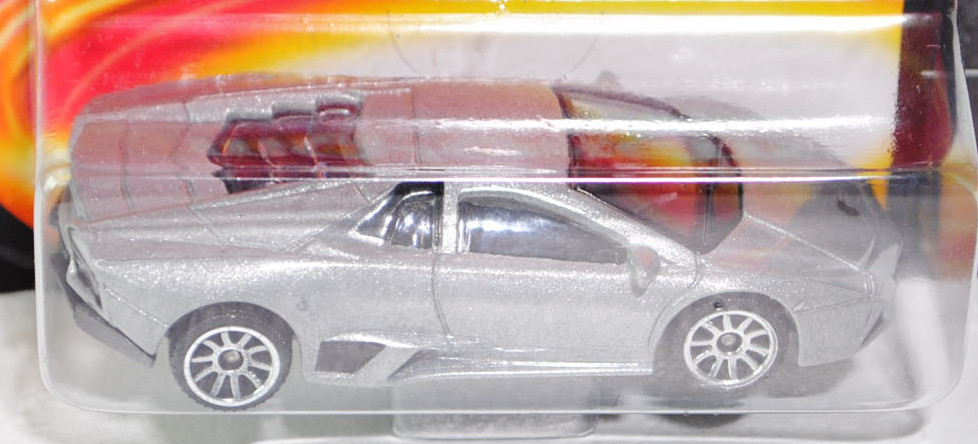 Lamborghini Reventon (Nr. 219 C), Modell 2008, silbergraumetallic, majorette, ca. 1:61, Blister