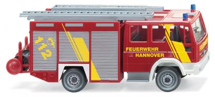 Iveco Eurofire LF 16/12 Feuerwehr Hannover, rot/weiß/schwarz, FEUERWEHR / HANNOVER / C 112,  Wiking,