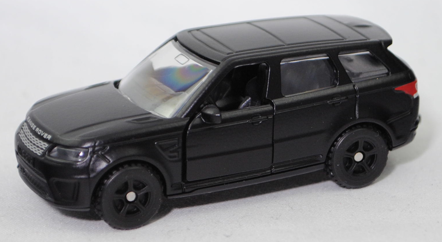 00000 Range Rover Sport SVR (2. Generation Range Rover Sport, interne Baureihenbezeichnung L494, Vorfacelift, Modell 2014-2017), schwarz, SIKU SUPER, 1:63, P29f