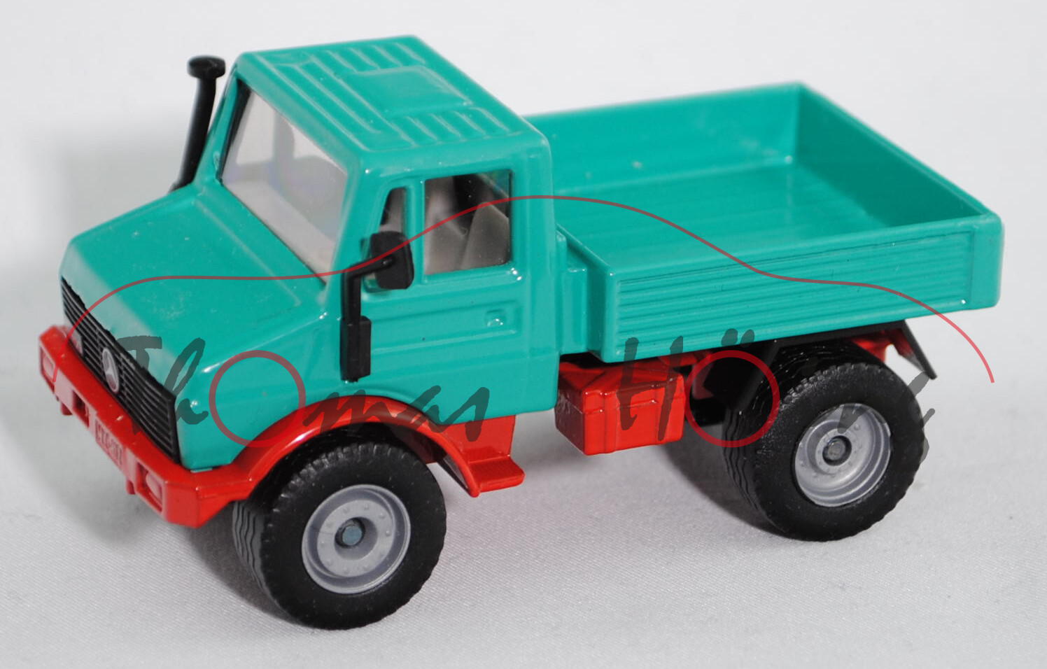 00005 Mercedes-Benz Unimog U 1500 (Baureihe 425, Baumuster 425.141, Modell 1975-1988), dunkel-türkis