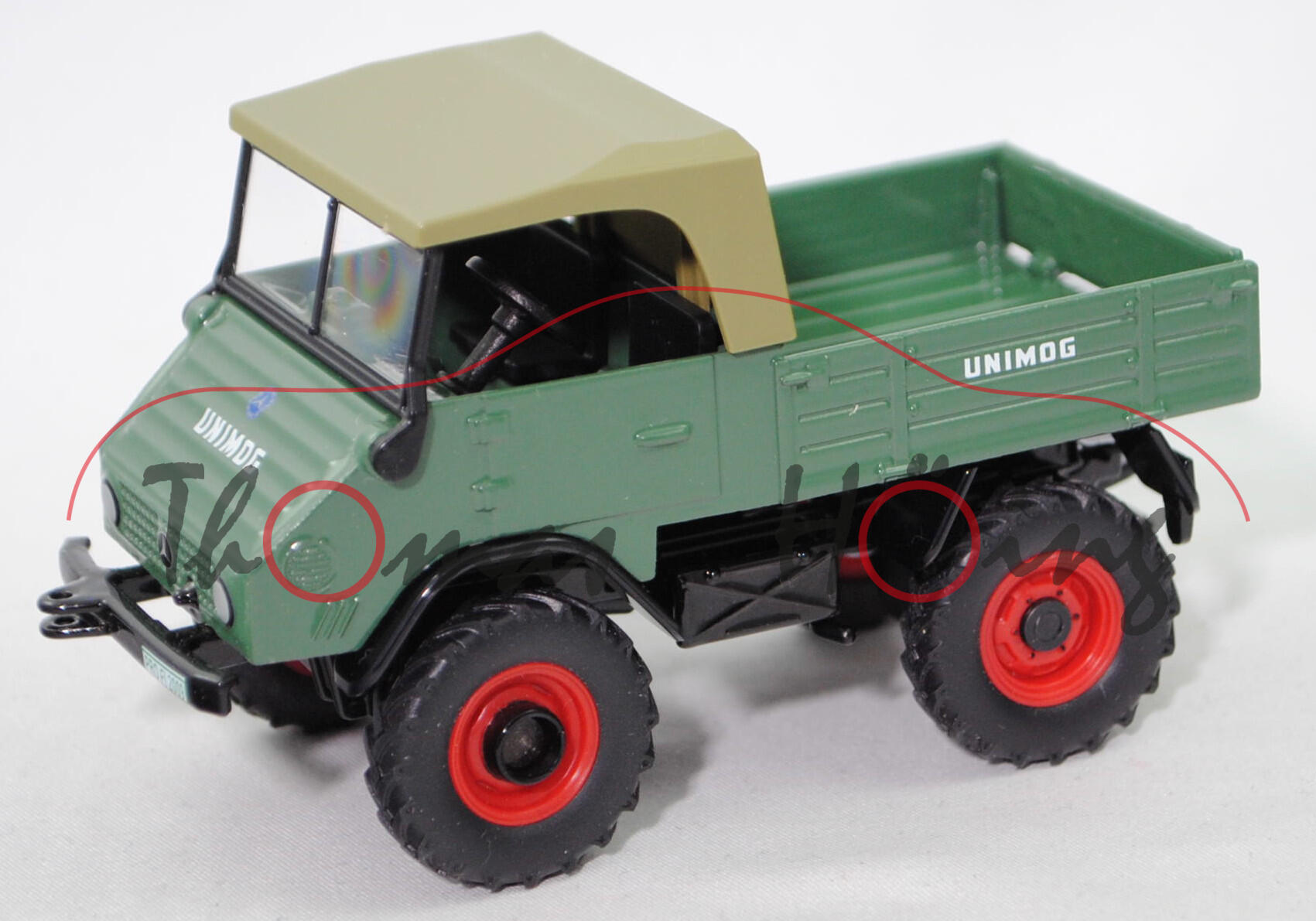 00402 Mercedes-Benz Unimog 411 (Typ U25, Mod. 1957-1961), grün, UNIMOG, SIKU, 1:32, L17mP profi